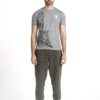 Grey Grindle - Two Tiger printed Cotton T-Shirt - Adults (Unisex) - Image 3