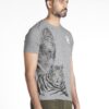 Grey Grindle - Two Tiger printed Cotton T-Shirt - Adults (Unisex) - Image 2