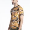 Multi Coloured - Cheetal printed cotton T-Shirt (Men) - Image 3