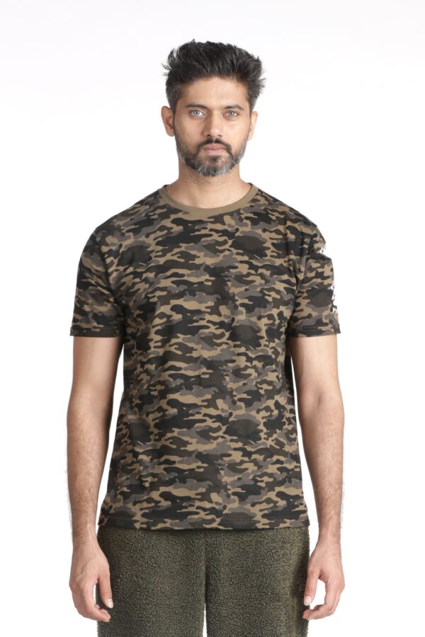 Camouflage printed Cotton T-Shirt - Adults (Unisex)