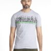 Grey Melange - Group elephant printed Cotton T-Shirt - Adults (Unisex) - Image 7