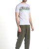 Grey Melange - Group elephant printed Cotton T-Shirt - Adults (Unisex) - Image 6