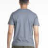 Grey Blue - Tiger face printed cotton T-Shirt -adult (Unisex) - Image 4