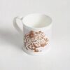 White Bonechina Coffee Mug - Elephant and Leopard - Image 6