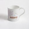 White Bonechina Coffee Mug - Elephant and Leopard - Image 5