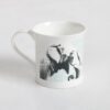 White Bonechina Coffee Mug - Elephant and Leopard - Image 7
