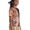 Brown - Tiger discharge printed cotton T-Shirt (Unisex) - Image 5