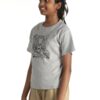 Grey Melange - Leopard printed cotton T-Shirt - Kids (Unisex) - Image 4