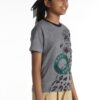 Grey Grindle - Leopard printed cotton T-Shirt - Kids (Unisex) - Image 5