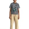 Grey Grindle - Leopard printed cotton T-Shirt - Kids (Unisex) - Image 2