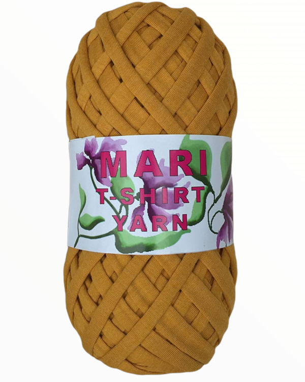 MARI - 100% Cotton Tshirt yarn - Mustard Yellow