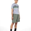 Grey Melange - Group elephant printed Cotton T-Shirt - Adults (Unisex) - Image 4