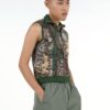 Realtree Camouflage printed  Cotton Fleece Sleeveless jacket -Adults (Unisex) - Image 4