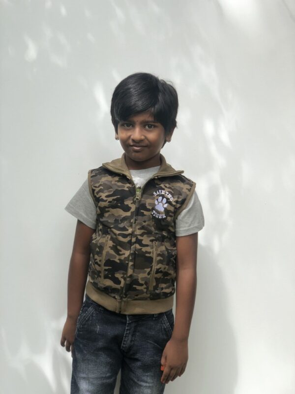 Camouflage Cotton Fleece Sleeveless jacket -Kids (Unisex)