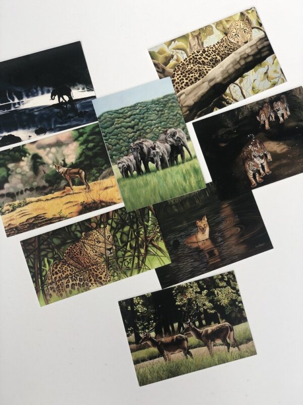 Multi Coloured Hard paper Greeting Cards