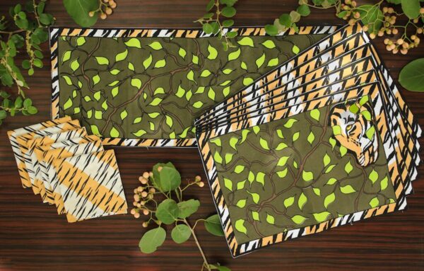 Table mat set - Tiger