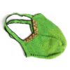 Cotton & T-shirt yarn (Crochet) Shopping bag - Green - Image 2