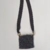 Hand crocheted small phone sling bag with a zip - Image 3