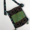 Multi coloured hand crocheted mosaic bag with tassels - Image 3