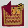Handmade mosaic crochet table mat with cotton napkin and cotton lining - Image 6