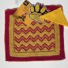 Handmade mosaic crochet table mat with cotton napkin and cotton lining - Image 5