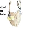 Hand crocheted market bag made with Jute - Image 2