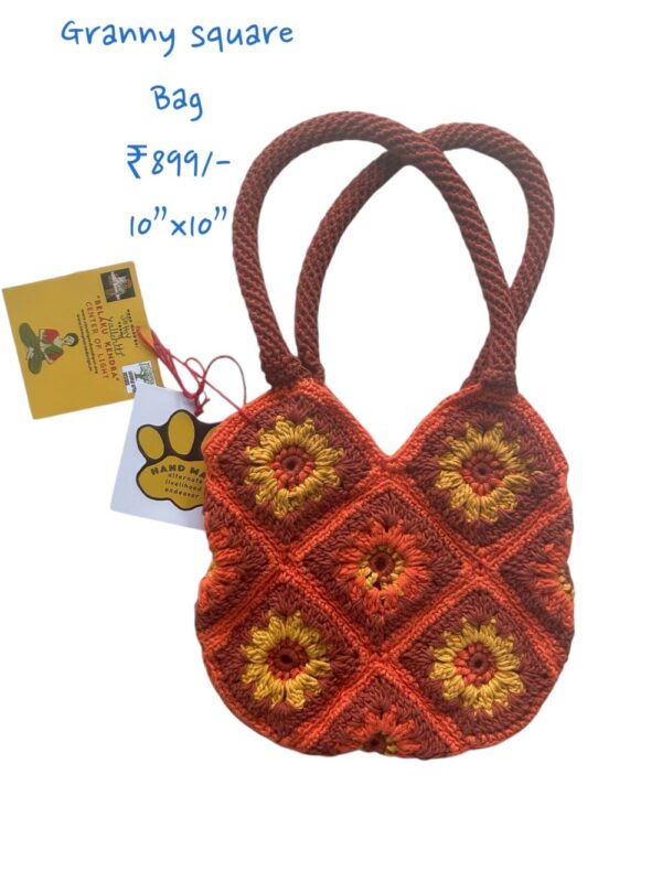 Crochet Granny Square bag