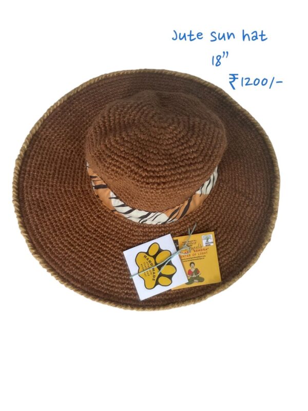 Jute sun hat
