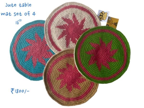 Jute Round table Mats