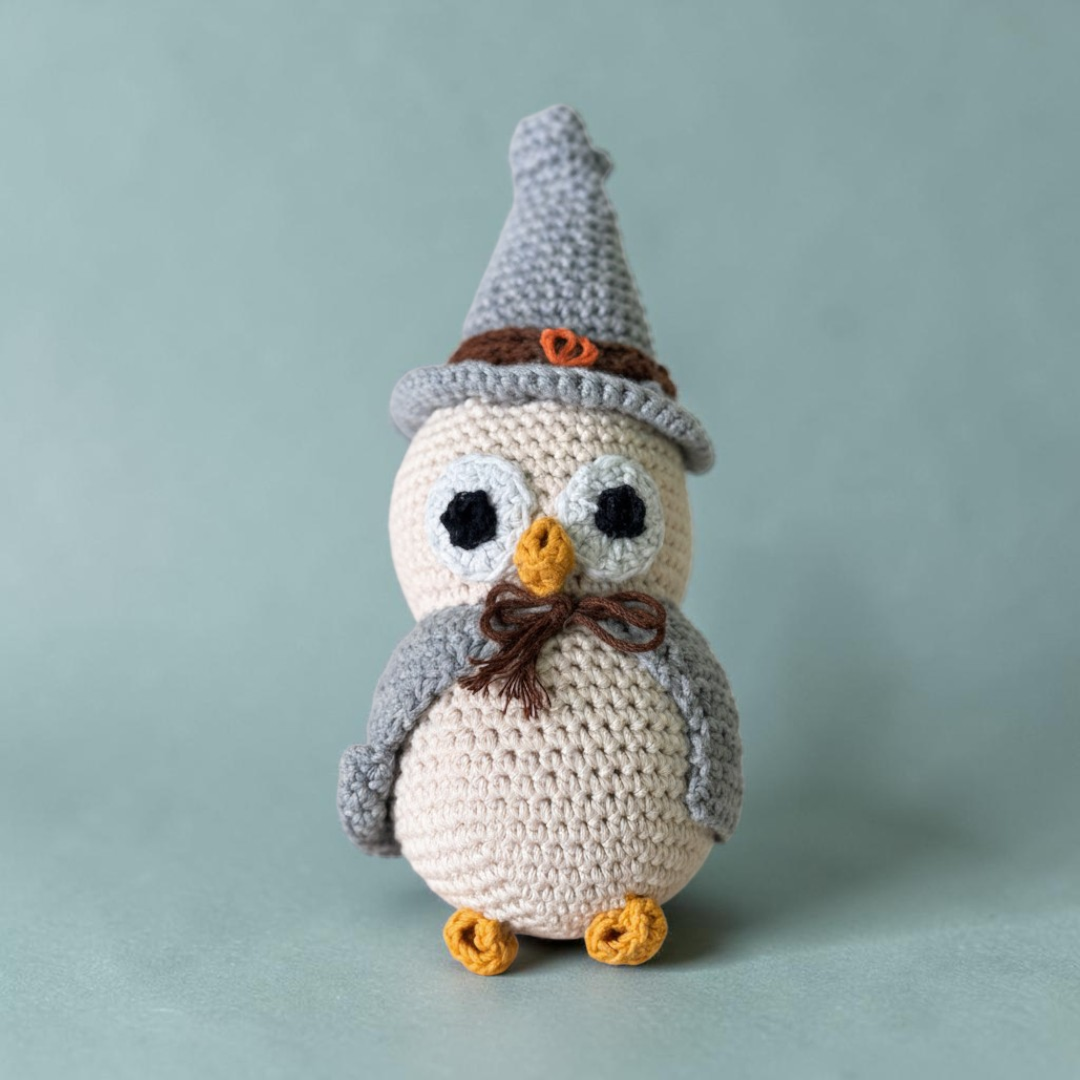 Mr. Goobai (Crochet Owl)